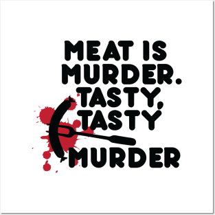 Meat is murder Posters and Art